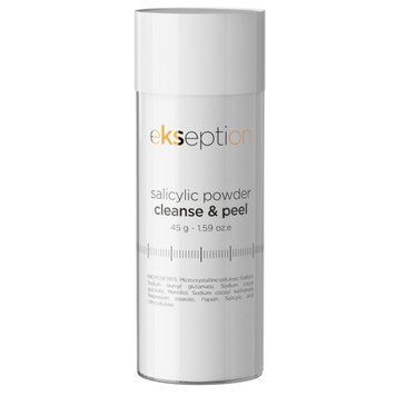Ензимна пудра з саліциловою кислотою Ekseption Salicylic Powder Cleanse and Peel 45г HBA1007 фото