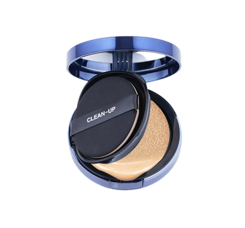 Інноваційний кушон зі змінним блоком (19 тон) Clean-Up Skinfit Cushionpact No.19 SPF 50+ PA+++ CU1053 фото