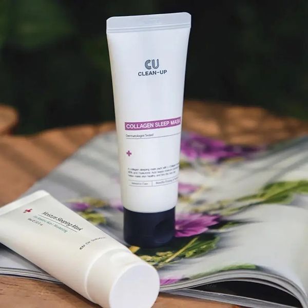 Колагенова нічна маска Clean-Up Collagen Sleep Mask CU1059 фото