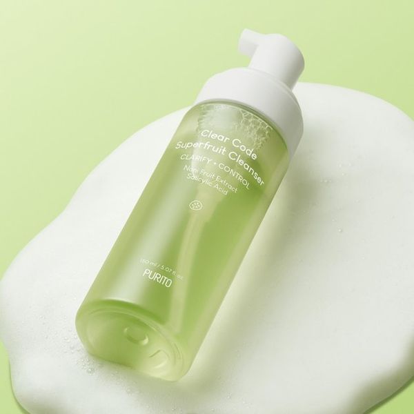 Пінка для глибокого очищення шкіри PURITO Clear Code Superfruit Cleanser 150 мл PU1021 фото