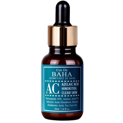 Cos De Baha Acne Treatment Serum with Azelaic acid 5%, Niacinamide 10% Сироватка для проблемної шкіри з азелаїнової кислотою 5% і ніацинамід 10% CDB1007 фото