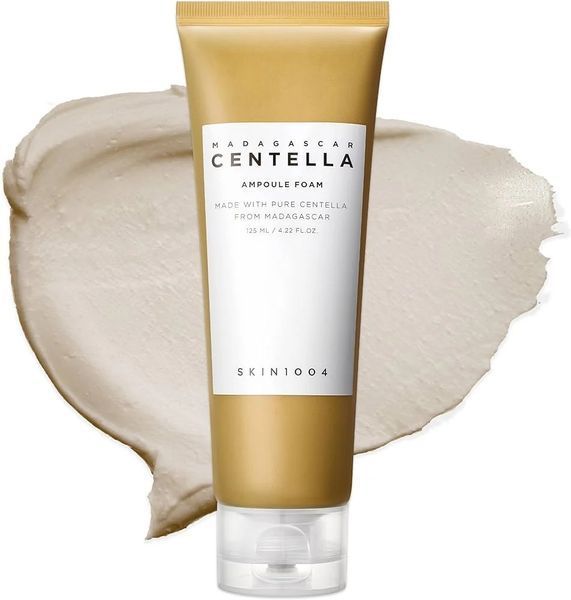 Очищувальна ампульна пінка для вмивання з екстрактом центелли Skin1004 Madagascar Centella Ampoule Foam 125ml SK1016 фото