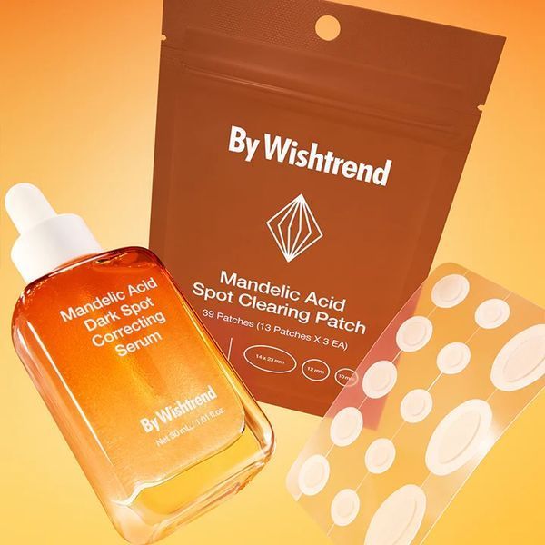 Патчі з мигдальною кислотою від висипань та постакне BY WISHTREND Mandelic Acid Spot Clearing Patch 39 шт BW1023 фото