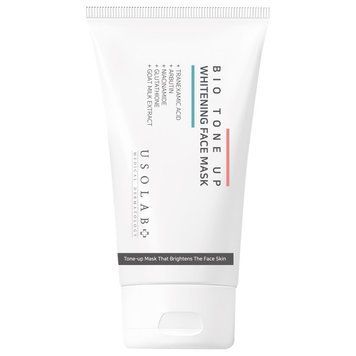 Маска для освітлення та сяяння шкіри обличчя USOLAB Bio Tone Up Whitening Face Mask 50 мл US1035 фото