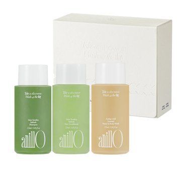 Дорожній набір ANILLO Lime Sunday & Amber528 Travel Shower Set ANI1021 фото