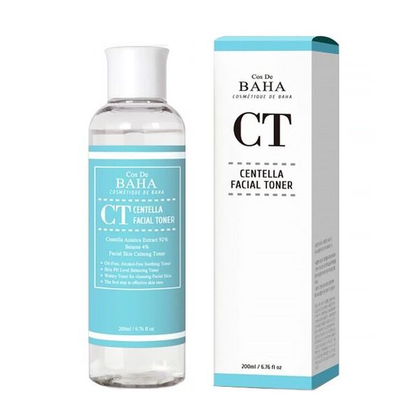 Cos De Baha Centella Facial Toner 200ml (СT) Заспокійливий та відновлюючий тонер з центеллою CDB1011 фото