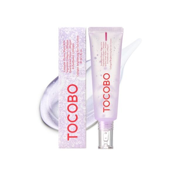 Освітлюючий гель-крем для шкіри навколо очей Tocobo Collagen Brightening Eye Gel Cream, 30мл T1007 фото