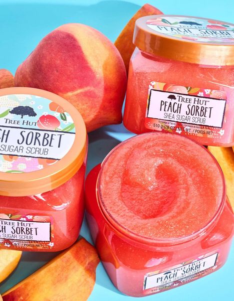 Скраб для тіла Tree Hut Peach Sorbet Sugar Scrub 510g TH1015 фото