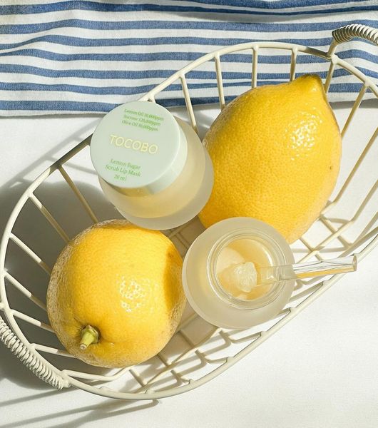 Маска-скраб для губ з лимоном і цукром Tocobo Lemon Sugar Scrub Lip Mask 20ml T1009 фото