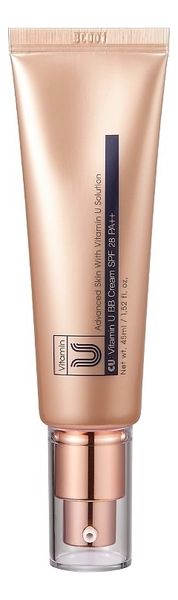 Cuskin Vitamin U BB Cream SPF 28 PA++ 45 ml ВВ-крем потрійної дії з вітаміном U і пептидами CU1013 фото