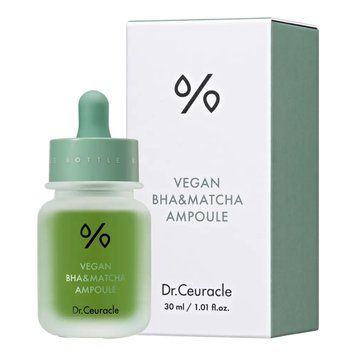 Ампульна сироватка з BHA кислотою та екстрактом чаю Матчa Dr.Ceuracle Vegan BHA&Matcha Ampoule DRCEU1059 фото