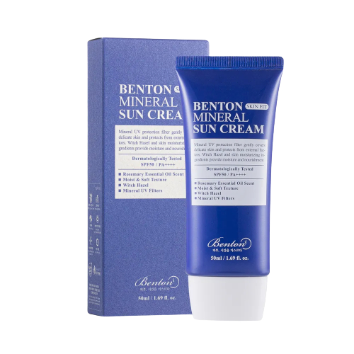 Benton Skin Fit Mineral Sun Cream SPF50/PA++++ Сонцезахисний крем на мінеральній основі BEN1002 фото