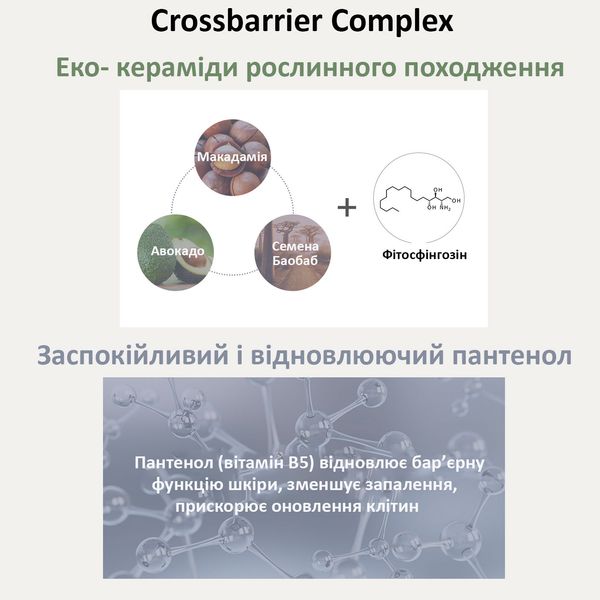 Крем для зміцнення захисного бар'єру з керамідами та пантенолом Needly Crossbarrier Cream, 80мл NE1014 фото