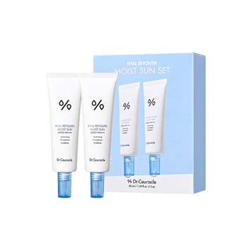 Набір зволожувальних сонцезахисних кремів SPF 50+/PA++++ Dr. Ceuracle Hyal Reyouth Moist Sun Duo Set DRCEU1054 фото
