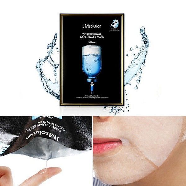 JM Solution Water Luminous SOS Ringer Mask Тканинна маска з гіалуроновою кислотою JM1013 фото