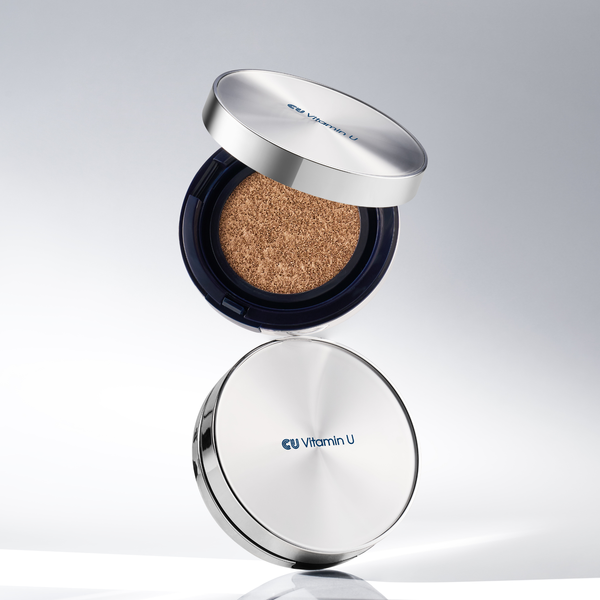 Кушон з полінуклеотидами та вітаміном U CU: Vitamin U Coverfit Cushionpact SPF 50+ / PA++++ (21 відтінок), 15 г + 15 г CU1072 фото
